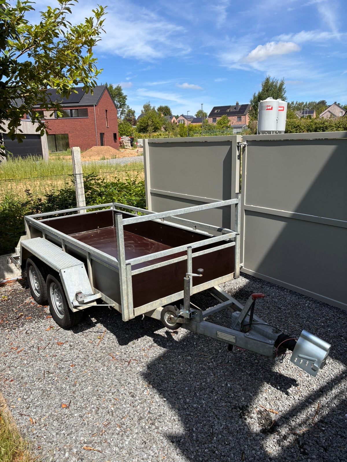 BCW 2000kg geremde aanhangwagen gerenoveerd zonder papier., Ophalen, Gebruikt