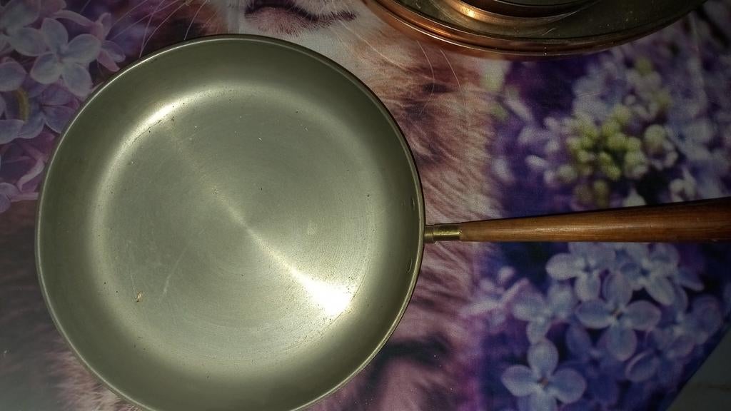 9 delige koperen pannen serie setje, Huis en Inrichting, Keuken | Potten en Pannen, Ophalen