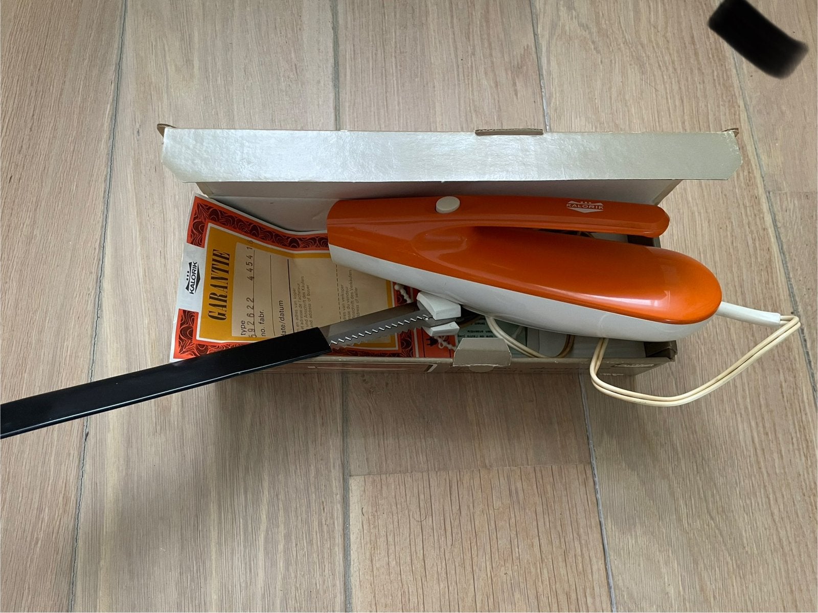 Couteau électrique Kalorik vintage rétro 5926 - Orange, Antiquités & Art, Enlèvement ou Envoi