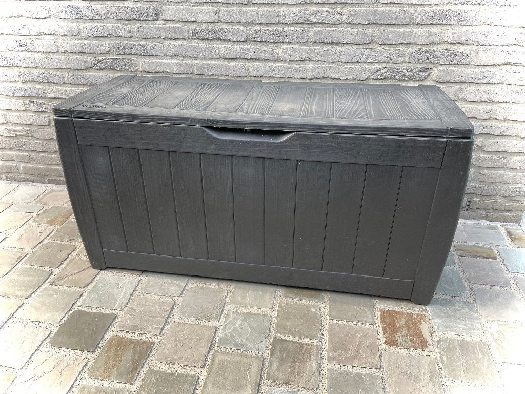 Opbergkoffer tuinkussens - als nieuw, Tuin en Terras, Tuinmeubel-accessoires, Ophalen, Zo goed als nieuw