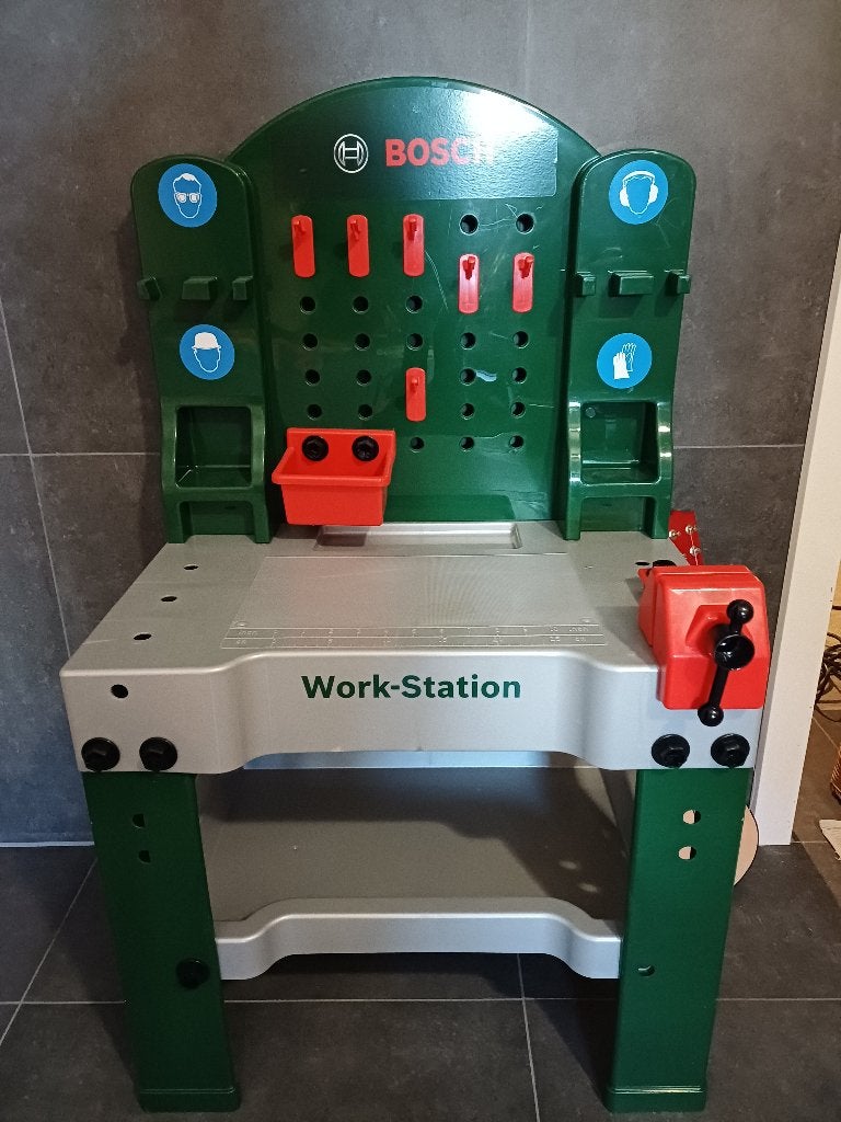 speelgoed werkbank Bosh, Ophalen, Gebruikt