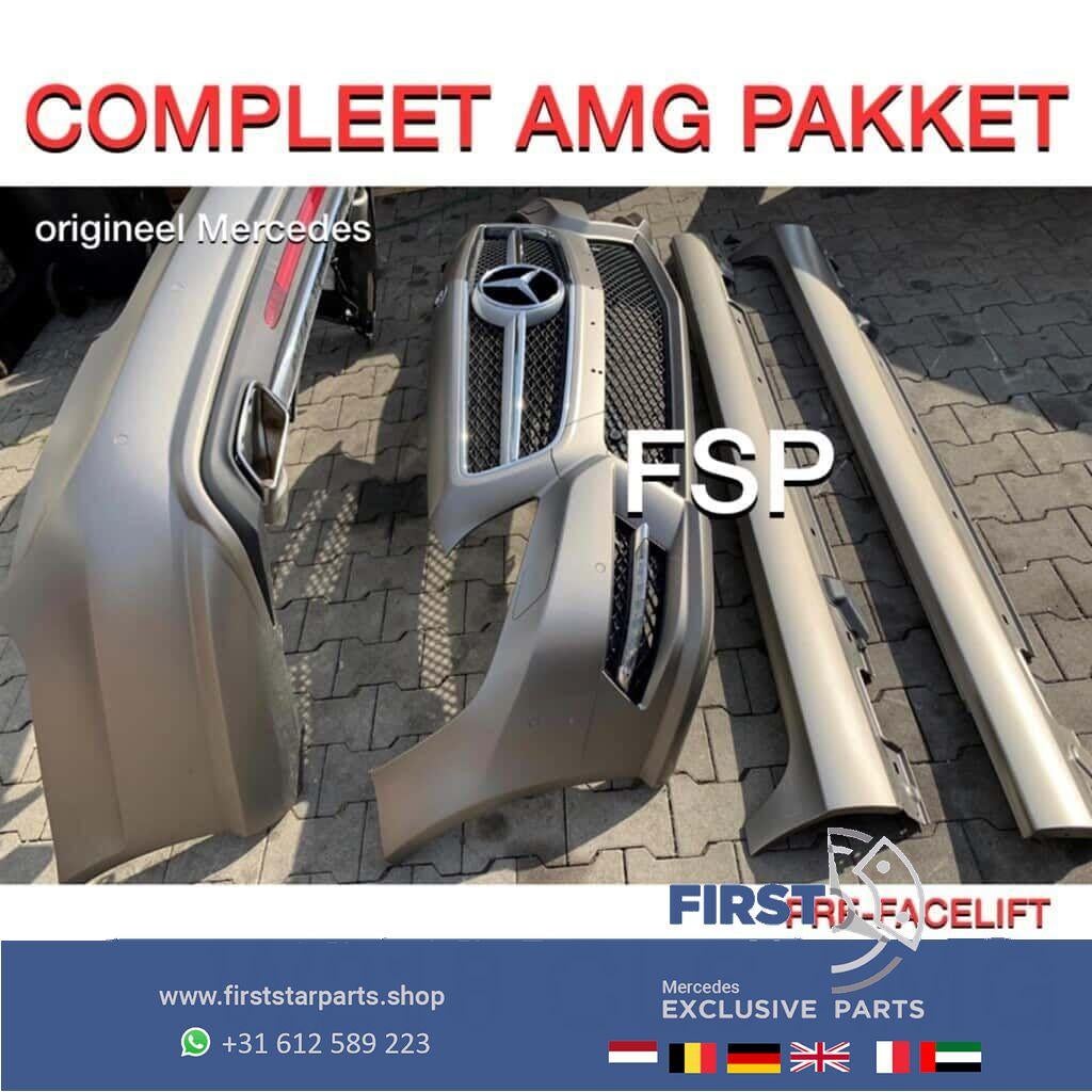 W218 CLS AMG PAKKET ORIGINEEL Mercedes COMPLEET VOORBUMPER+A, -, -, Arrière, -