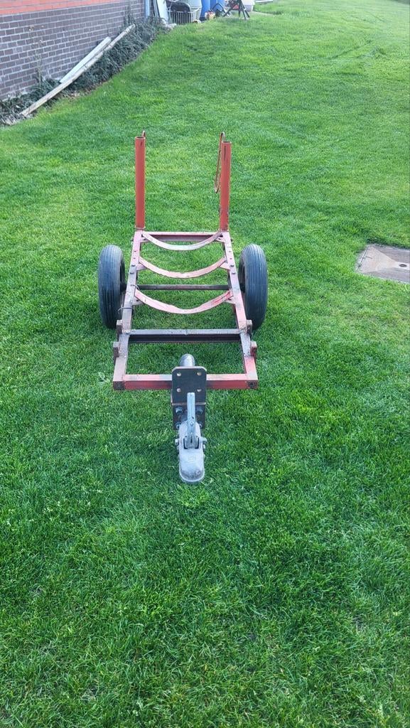 Karretje vr zitmaaier of kleine traktor, Tuin en Terras, Ophalen