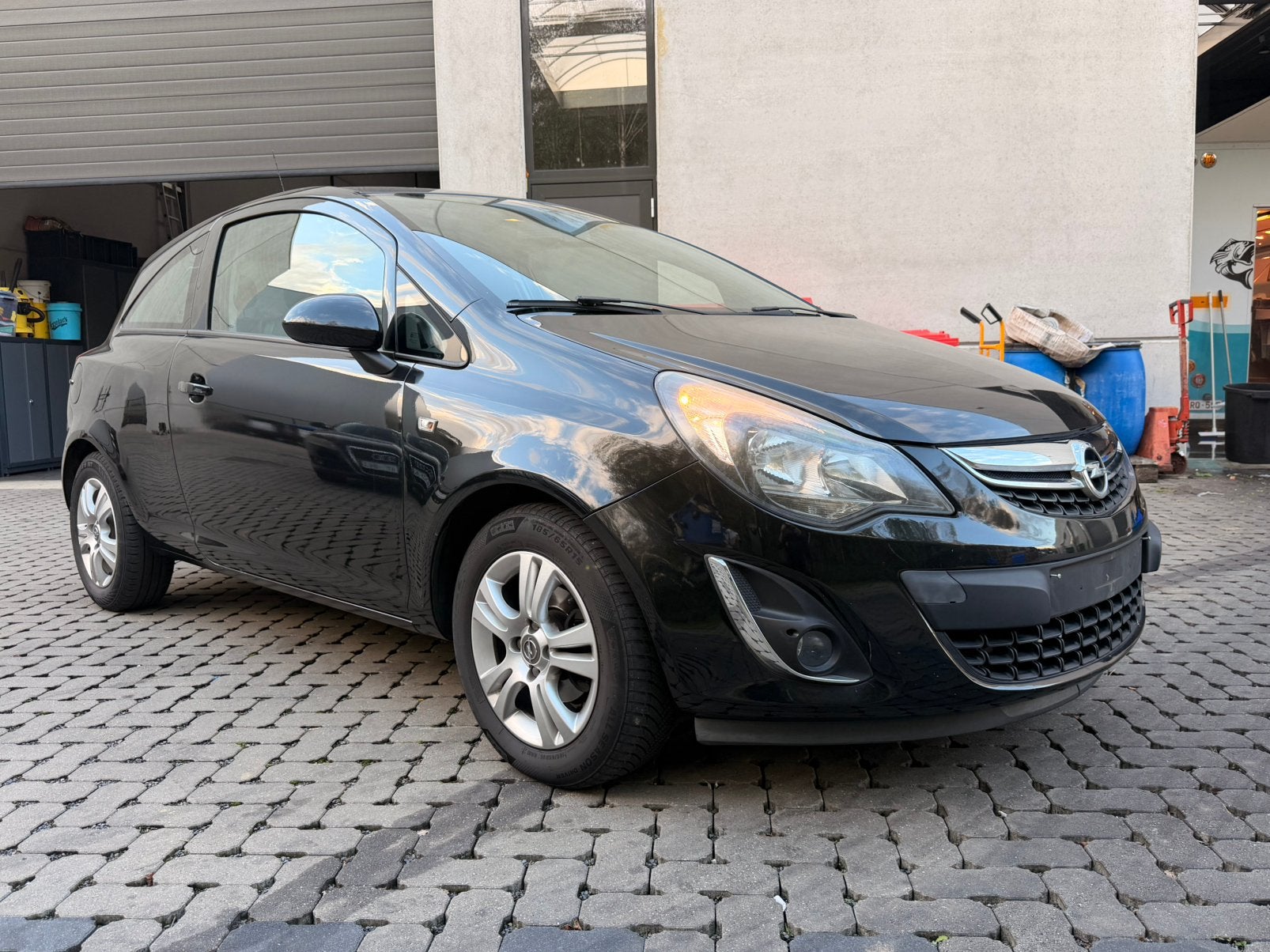 Opel Corsa D 1.2 Benzine 2014 + 1J Garantie 104701Km, Voorwielaandrijving, Stof, 4 cilinders, Bedrijf
