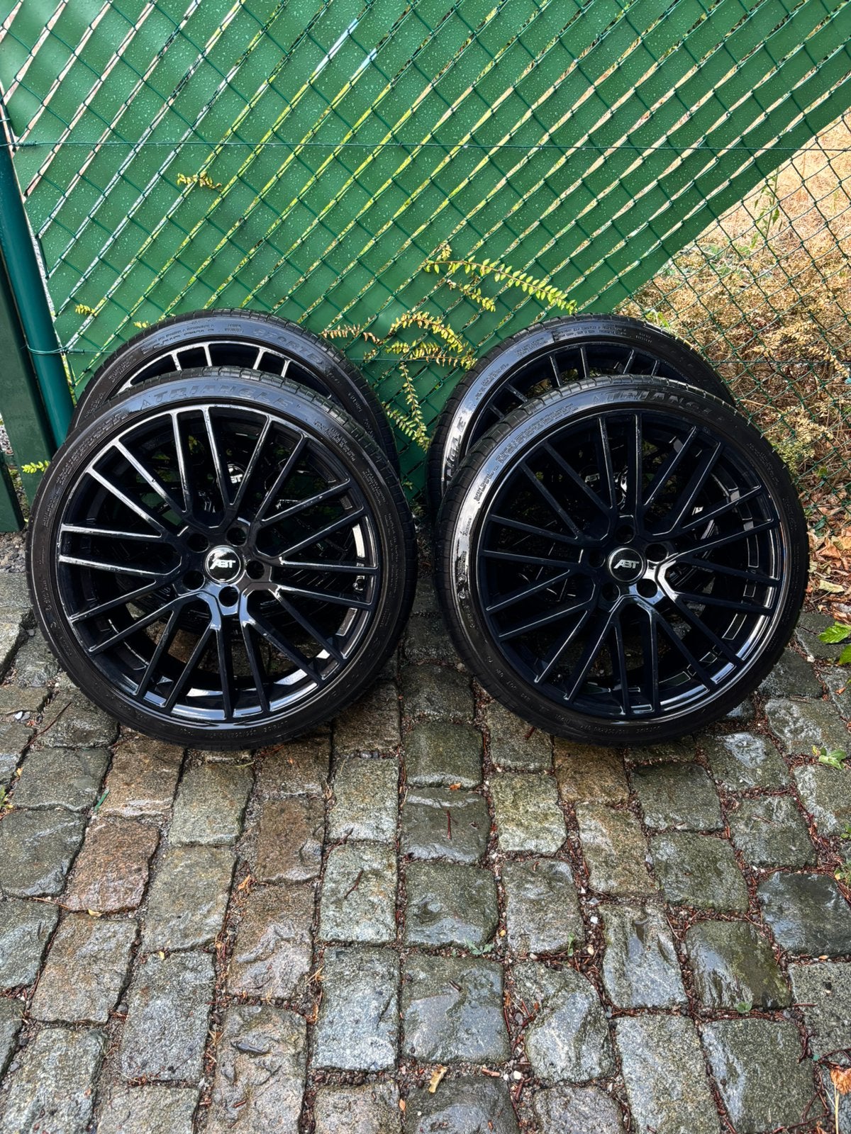 4x AEZ ABT 20 inch velgen + Falken zomerbanden  255/35 R20, Auto-onderdelen, Banden en Velgen, Ophalen, Gebruikt, 255 mm, Band(en)