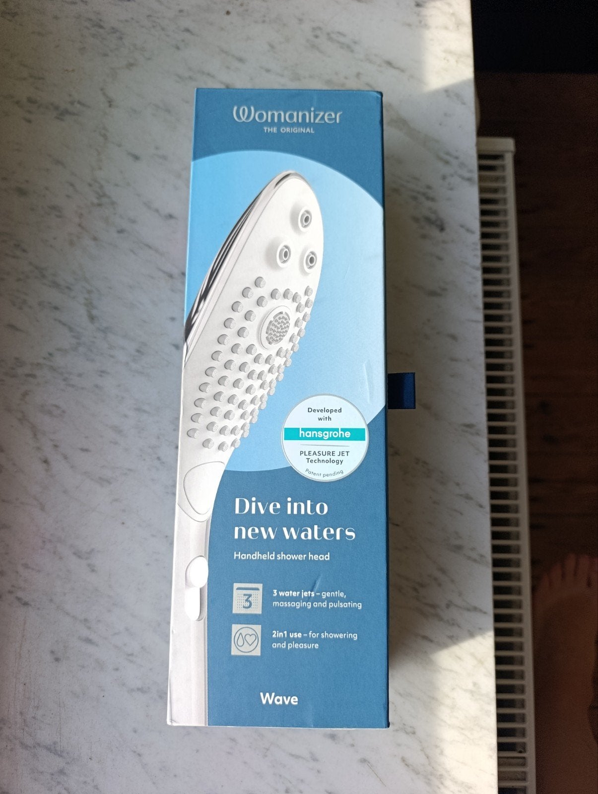 Womanizer Wave douchekop – nieuwstaat – Hans Grohe, Enlèvement ou Envoi, Neuf, Chrome, Douche