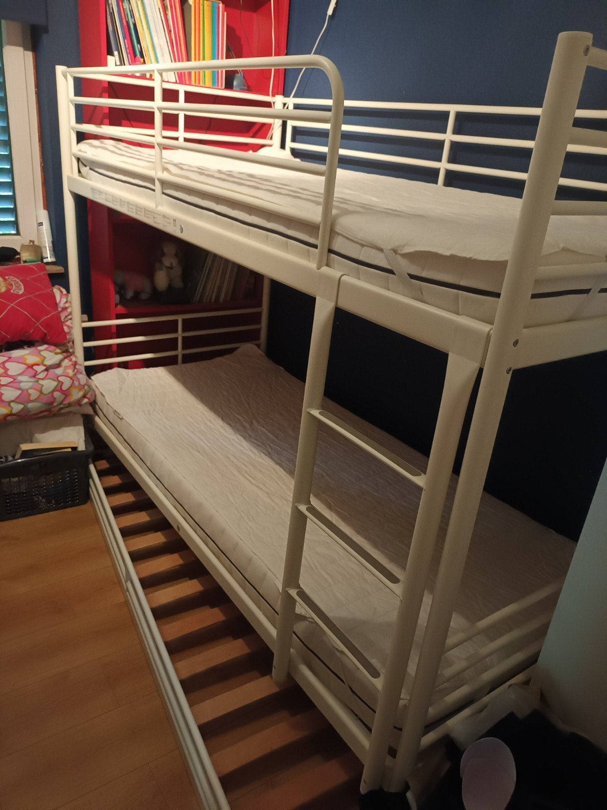 lits superposés  + lit tiroirs  + 2 matelas et protection, Maison & Meubles, Enlèvement, Lits superposés