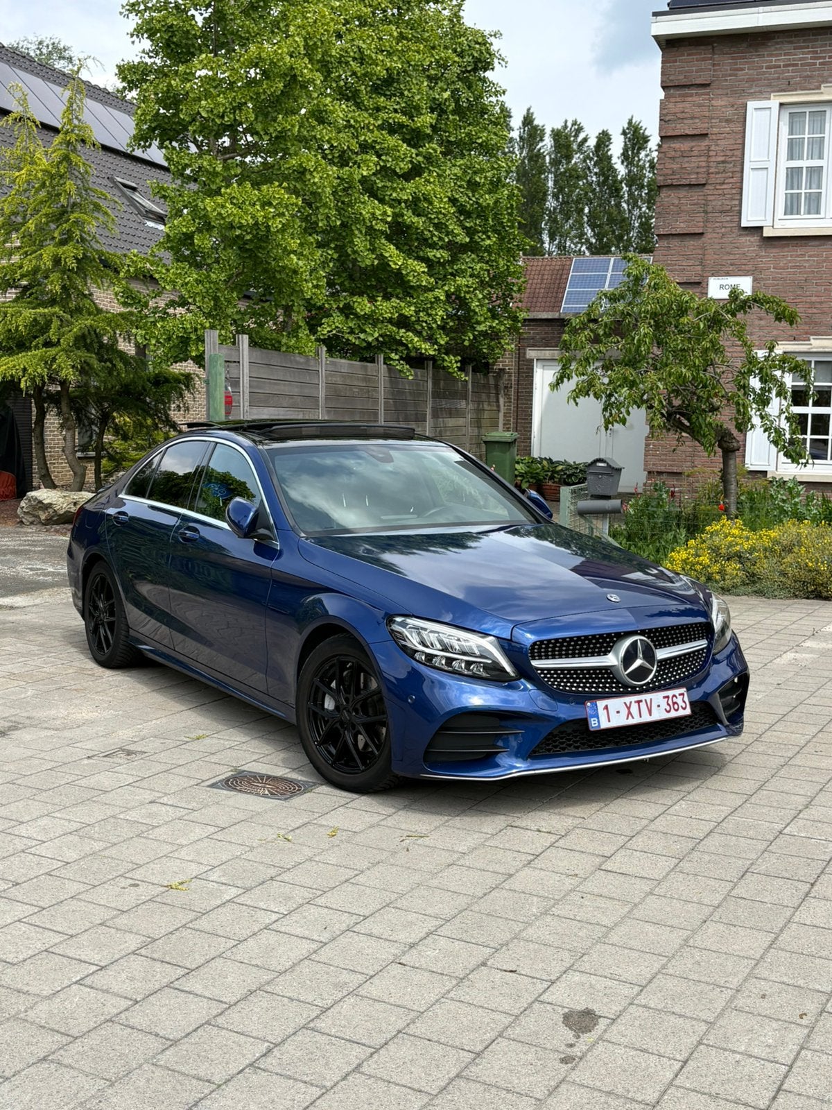 Mercedes C200d 12/2019 – 77.000 AMG Line –  km – Topstaat, Particulier, Te koop, Onderhoudsboekje, Achteruitrijcamera