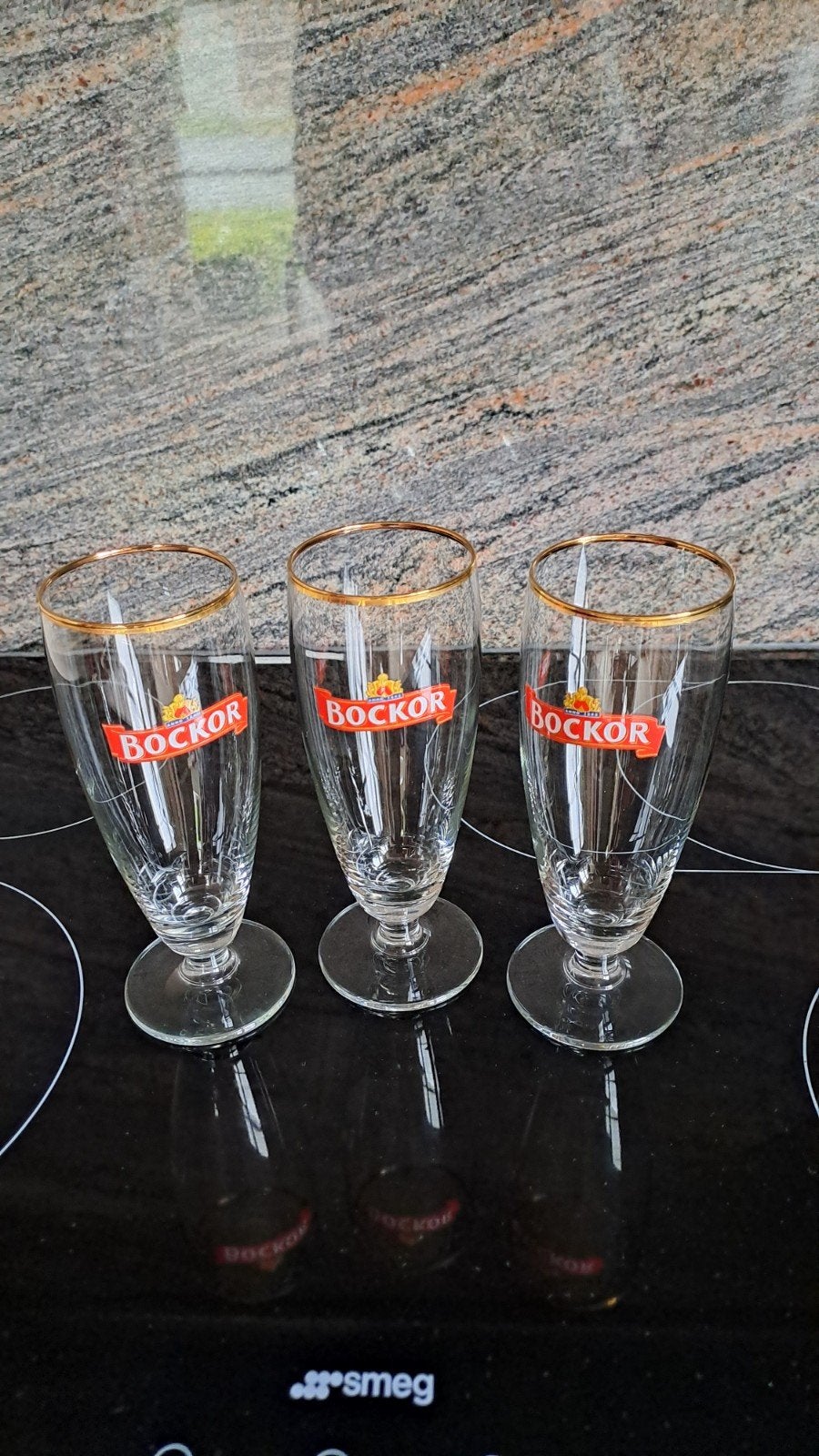 Bierglas Bockor/Pale Ale/Jupiler/Kriek, Ophalen, Nieuw, Bierglas
