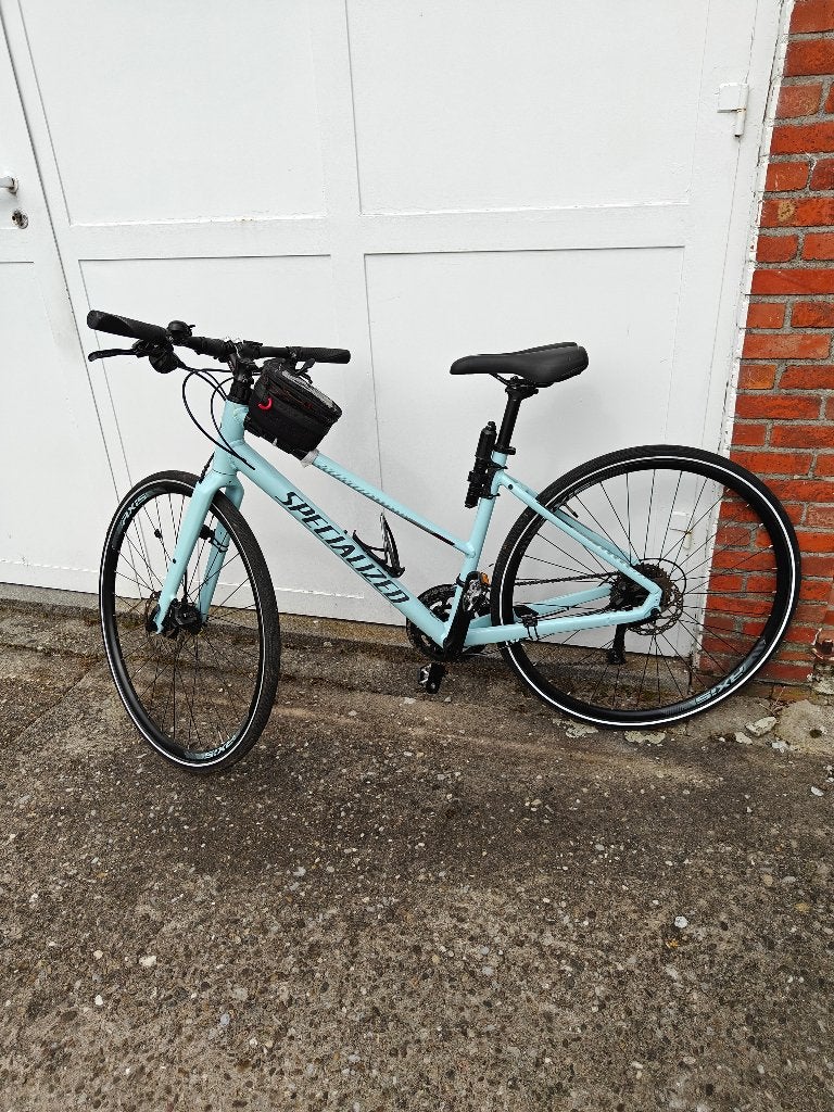 Bijna nieuwe Fitness fiets te koop - Dames, Fietsen en Brommers, Ophalen, Zo goed als nieuw, Minder dan 10 versnellingen, Schijfrem