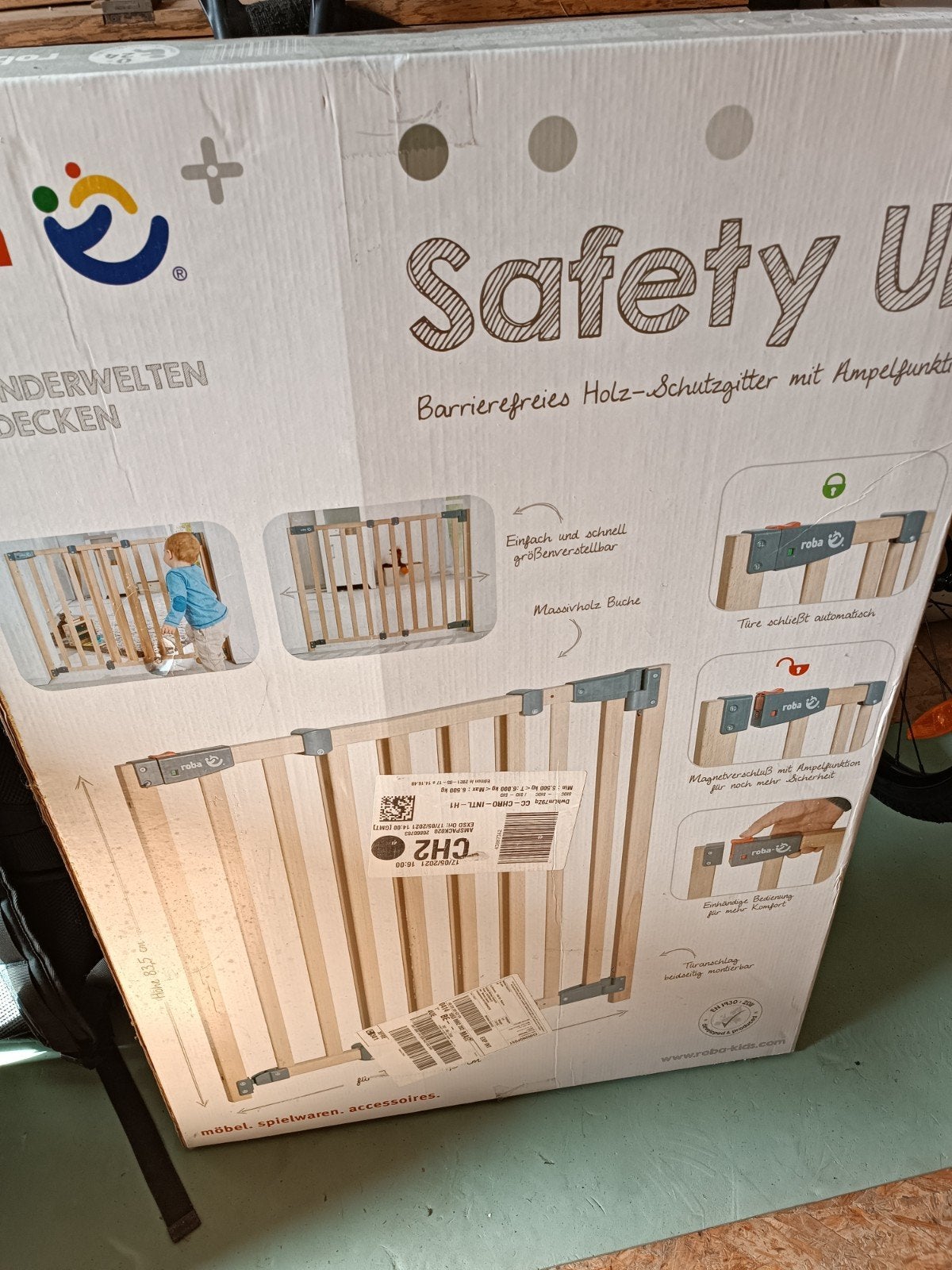 Barrière pour enfants ou animaux, Enlèvement