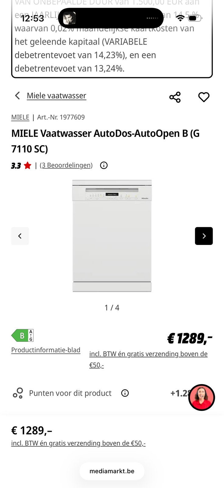 Vaatvaser miele, Elektronische apparatuur, Ophalen