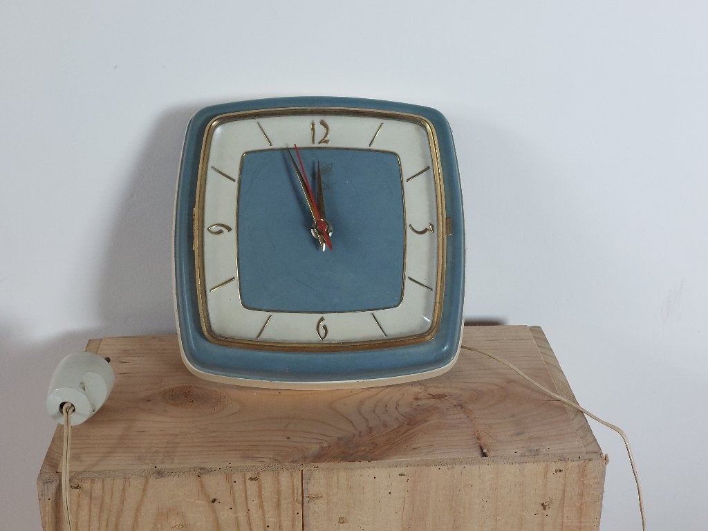 Horloge murale vintage A.DELCO ELECTRO - années 50, Enlèvement