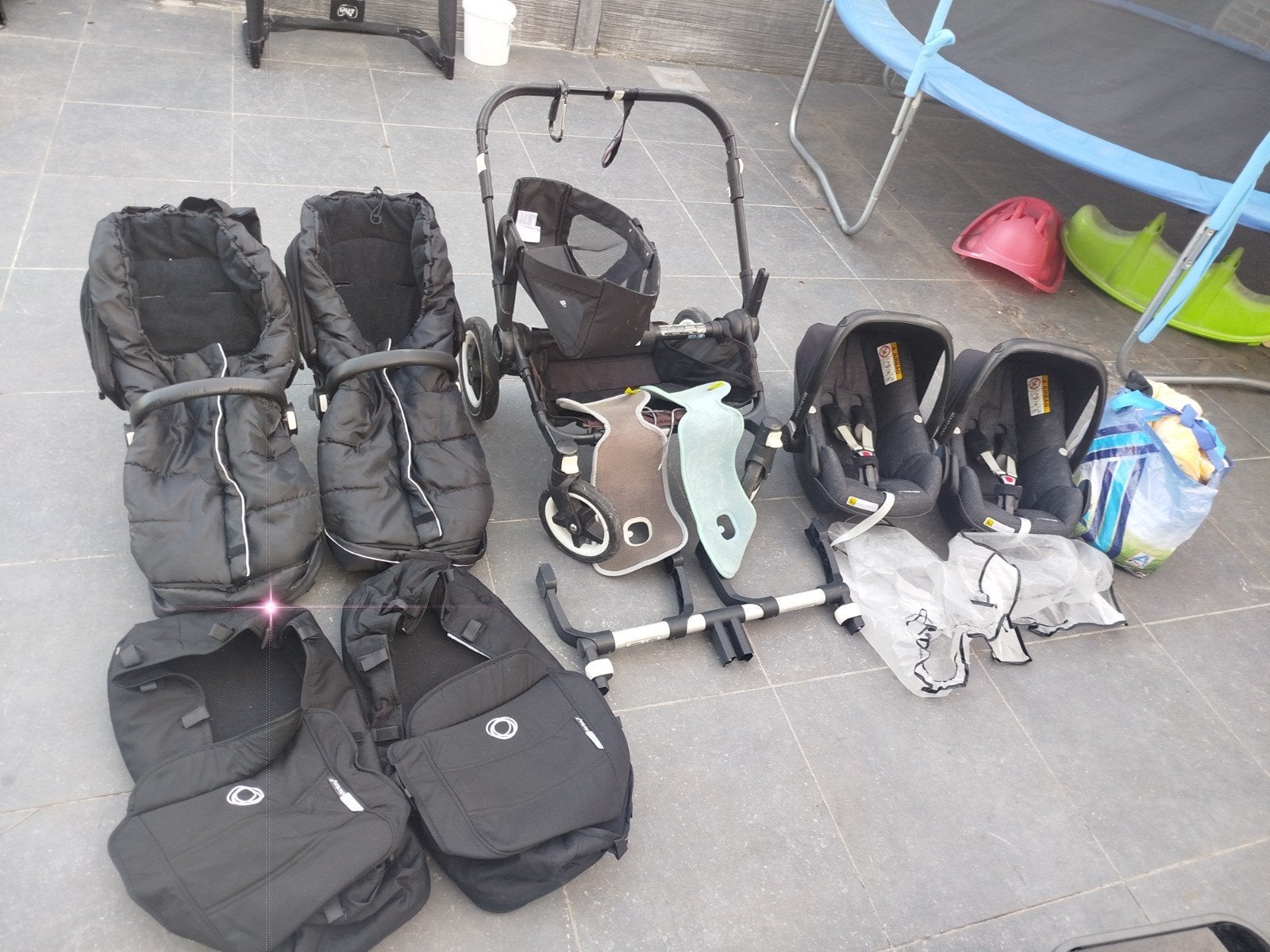 Bugaboo Donkey Twin dubbele buggy, Kinderen en Baby's, Ophalen
