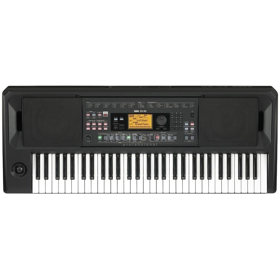 Korg EK-50 keyboard inclusief standaard en bankje., Muziek en Instrumenten, Keyboards, Ophalen, 61 toetsen, Korg, Zo goed als nieuw