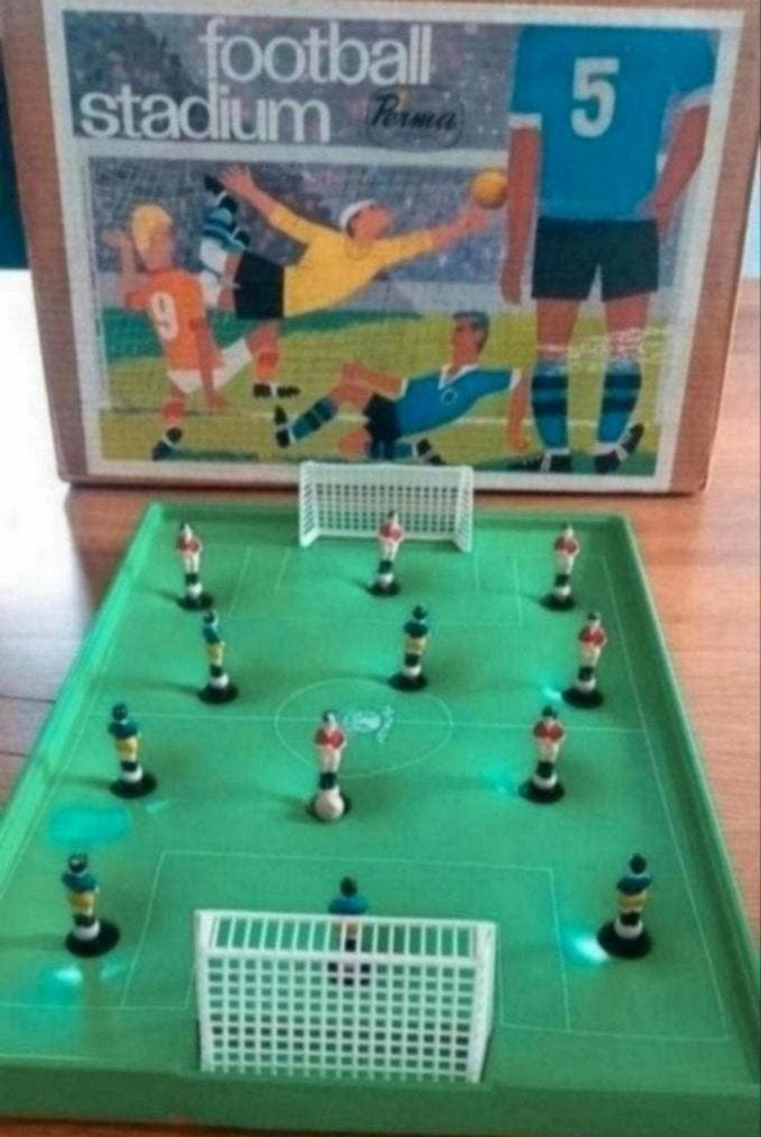 oud voetbalspel Perma made in western germany, Ophalen of Verzenden