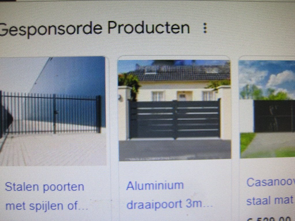 Ik zoek tuinpoort max 350cm breedte., Ophalen, Gebruikt, IJzer