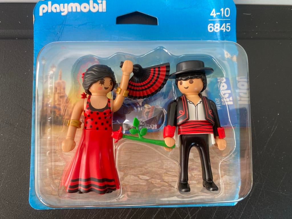 Pack duo de danseurs de flamenco Playmobil 6845, Enlèvement ou Envoi, Comme neuf