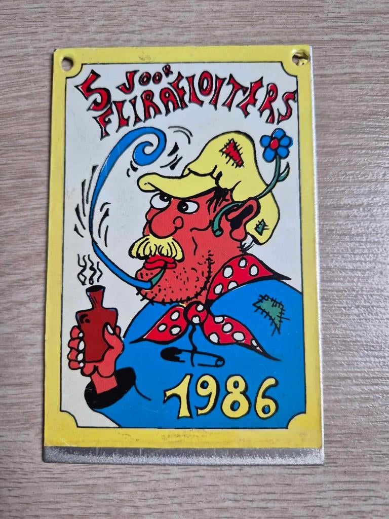 Carnaval medaille Aalst De flirafloiters 1986, Enlèvement ou Envoi