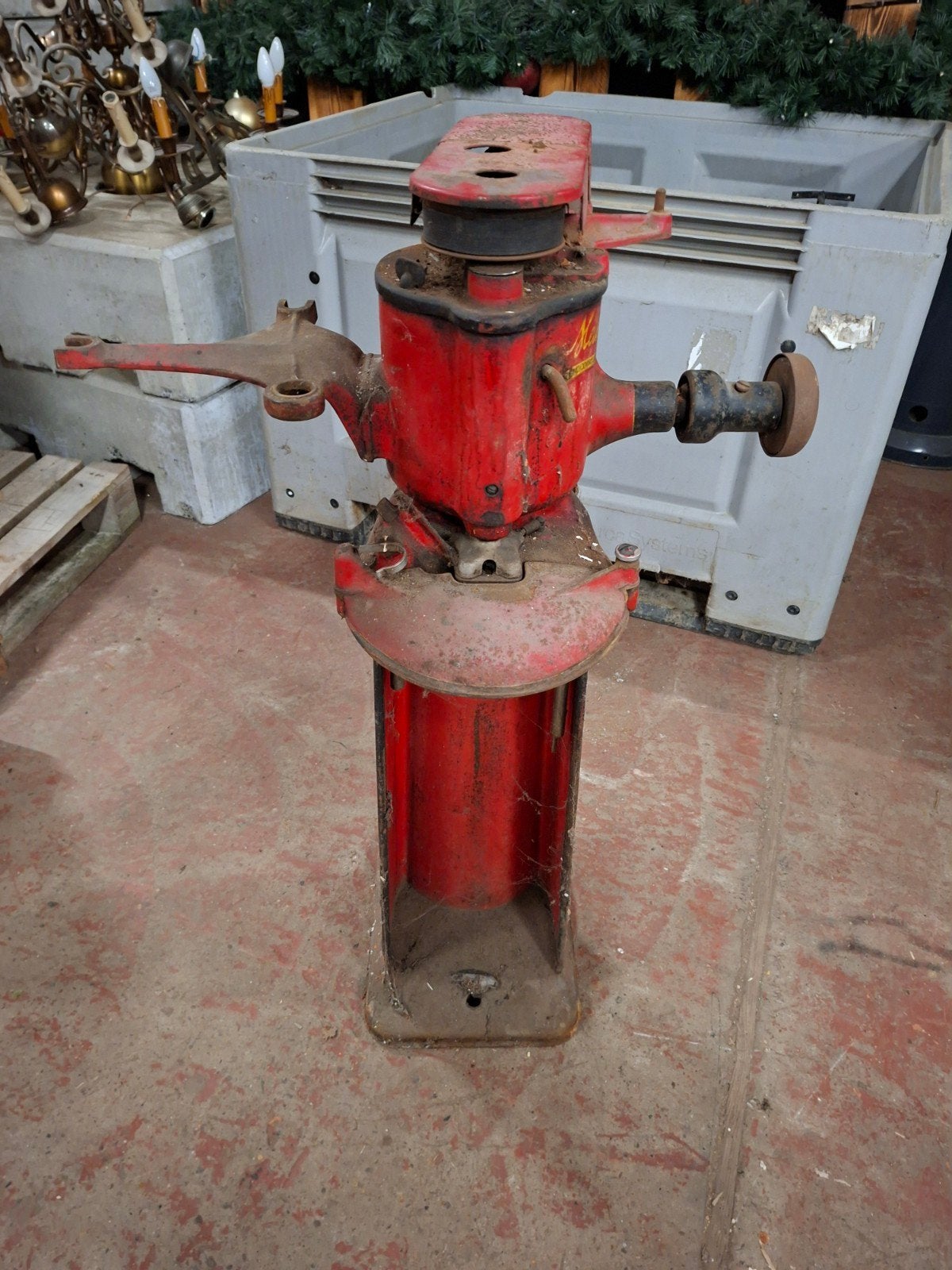 Roomscheider antiek, Ophalen