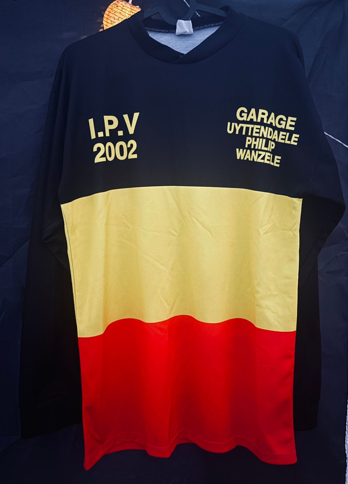 Vintage truitje I.P.V Belgisch kampioenschap wielrennen, Verzamelen, Ophalen of Verzenden, Zo goed als nieuw