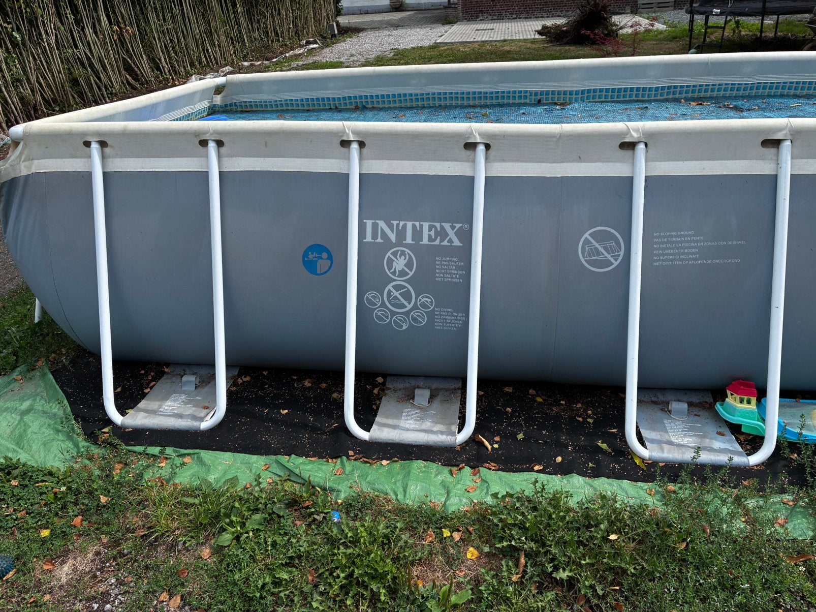 Intex 2x4 meter , 1m hoog, Tuin en Terras, Ophalen, Zo goed als nieuw