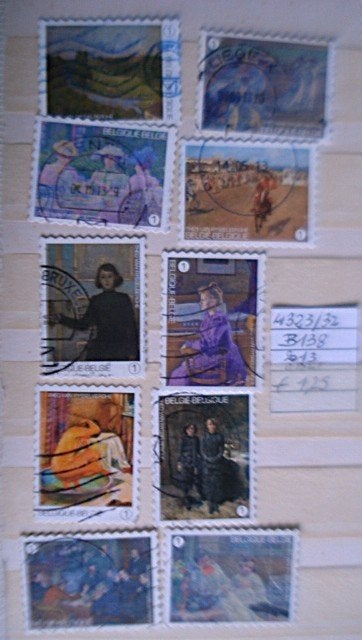 Belgique  Carnet B138 (O), Oblitéré, 1 Autocollant, Sans enveloppe, Affranchi