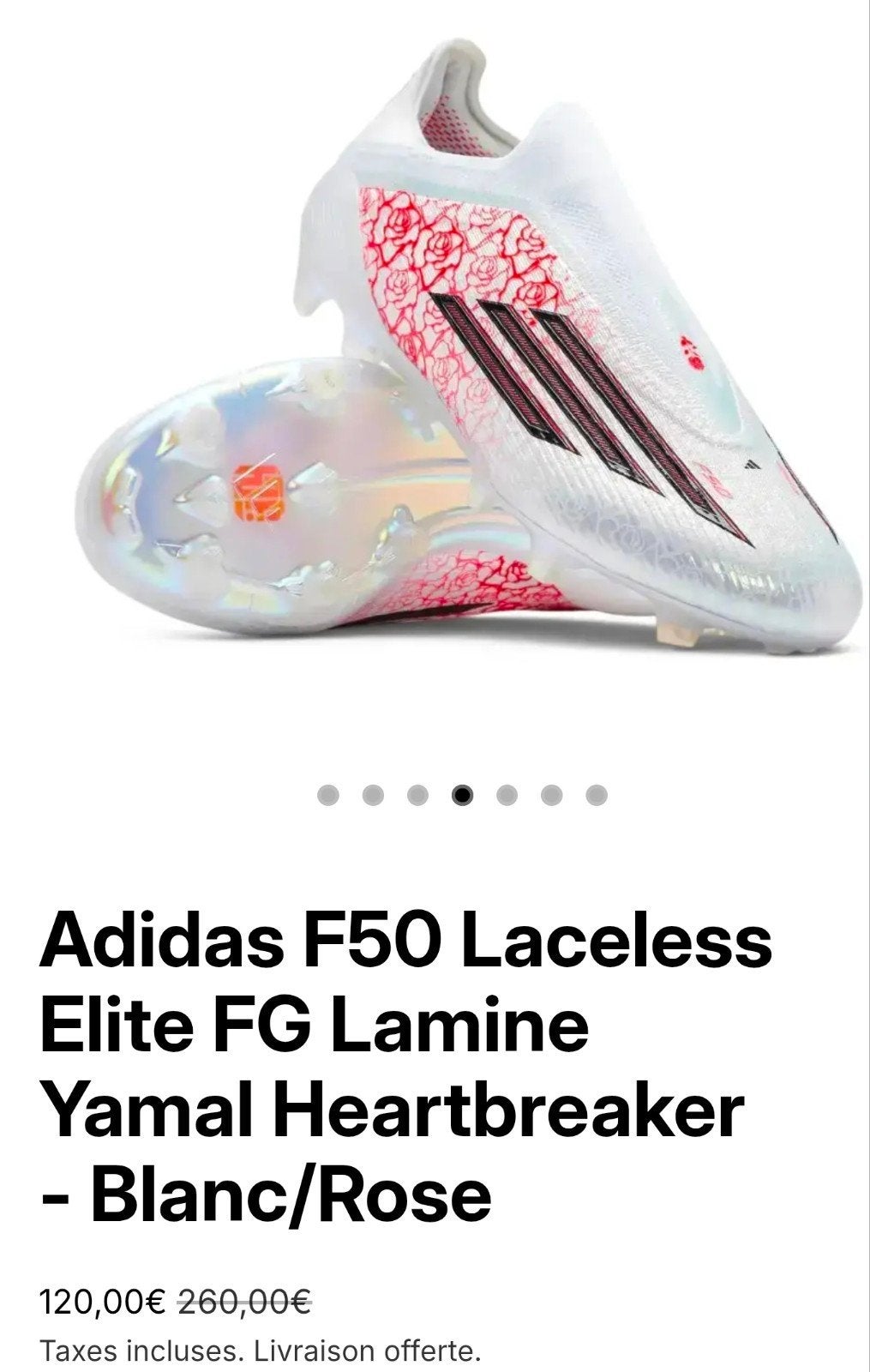 adidas f50 elite jamais utilisé, Sports & Fitness, Football, Enlèvement