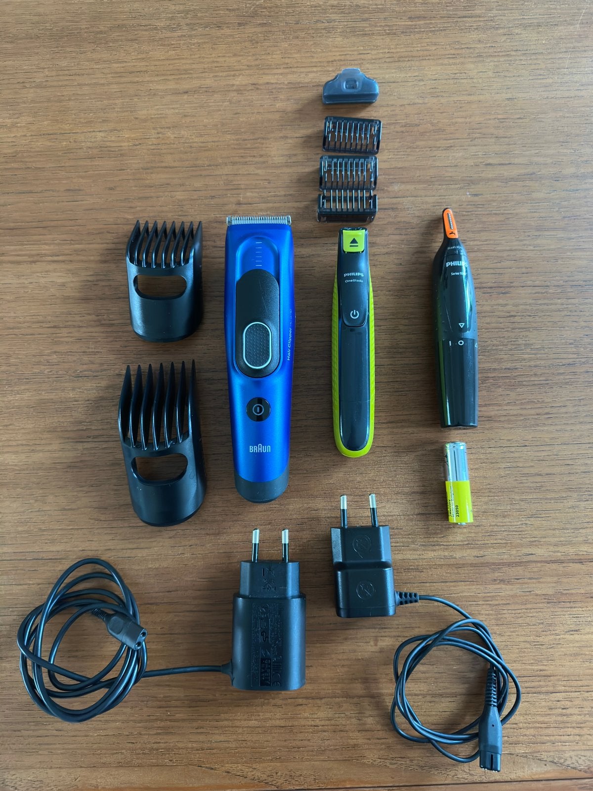 Braun HC5030 trimmer, Philips OneBlade, Philips neustrimmer, Verzenden, Gebruikt, Haarverzorging