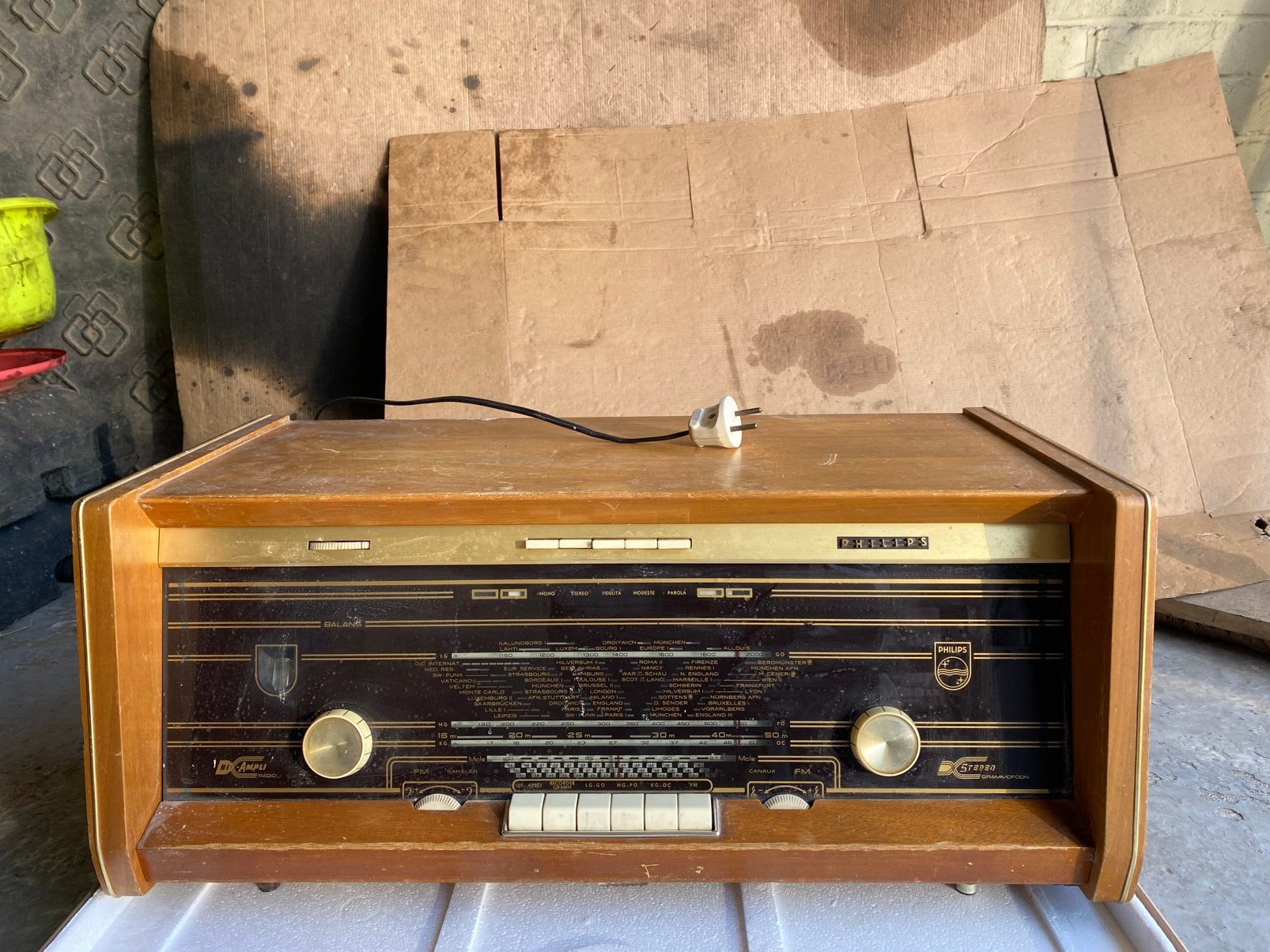 Philips radio vintage, Enlèvement, Comme neuf, Radio