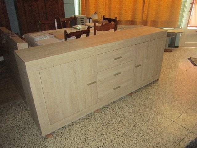 dressoir, 25 à 50 cm, 200 cm ou plus, Avec tablette(s), Natuur kleuring