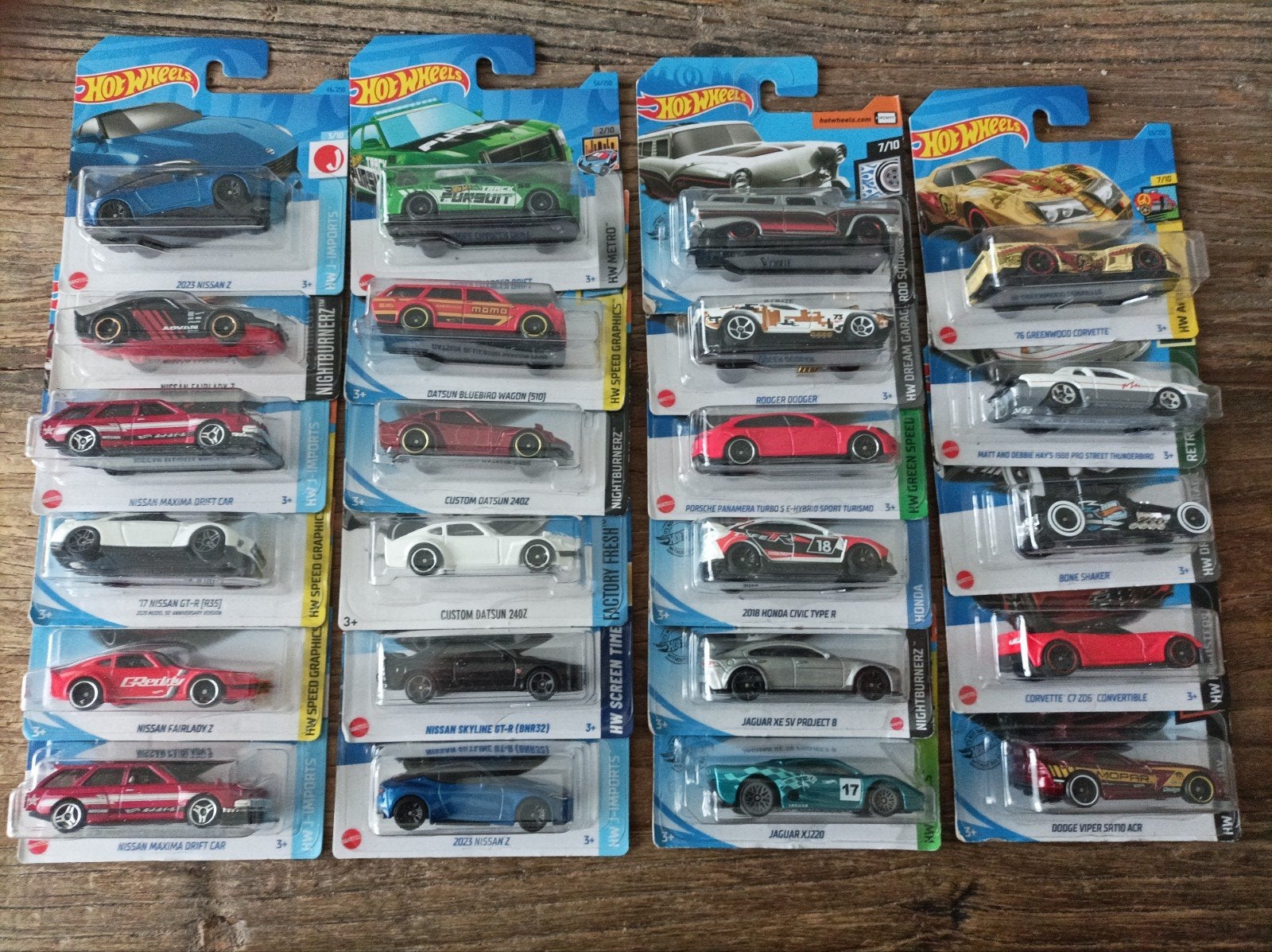Hot Wheels, Nissan, Datsun,Honda ,Porsche enz . 3 euro stuk, Ophalen of Verzenden
