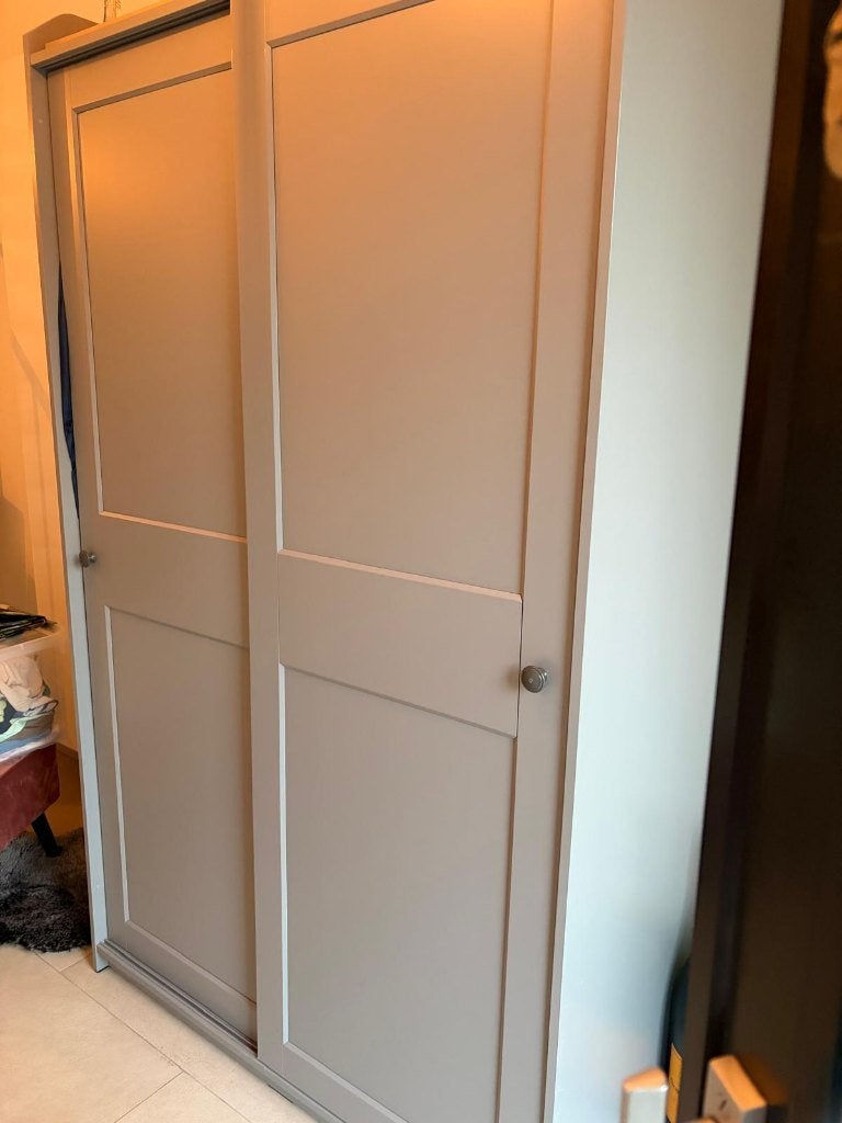 vestiairekast, Comme neuf, 100 à 150 cm, Avec porte(s), Autres essences de bois