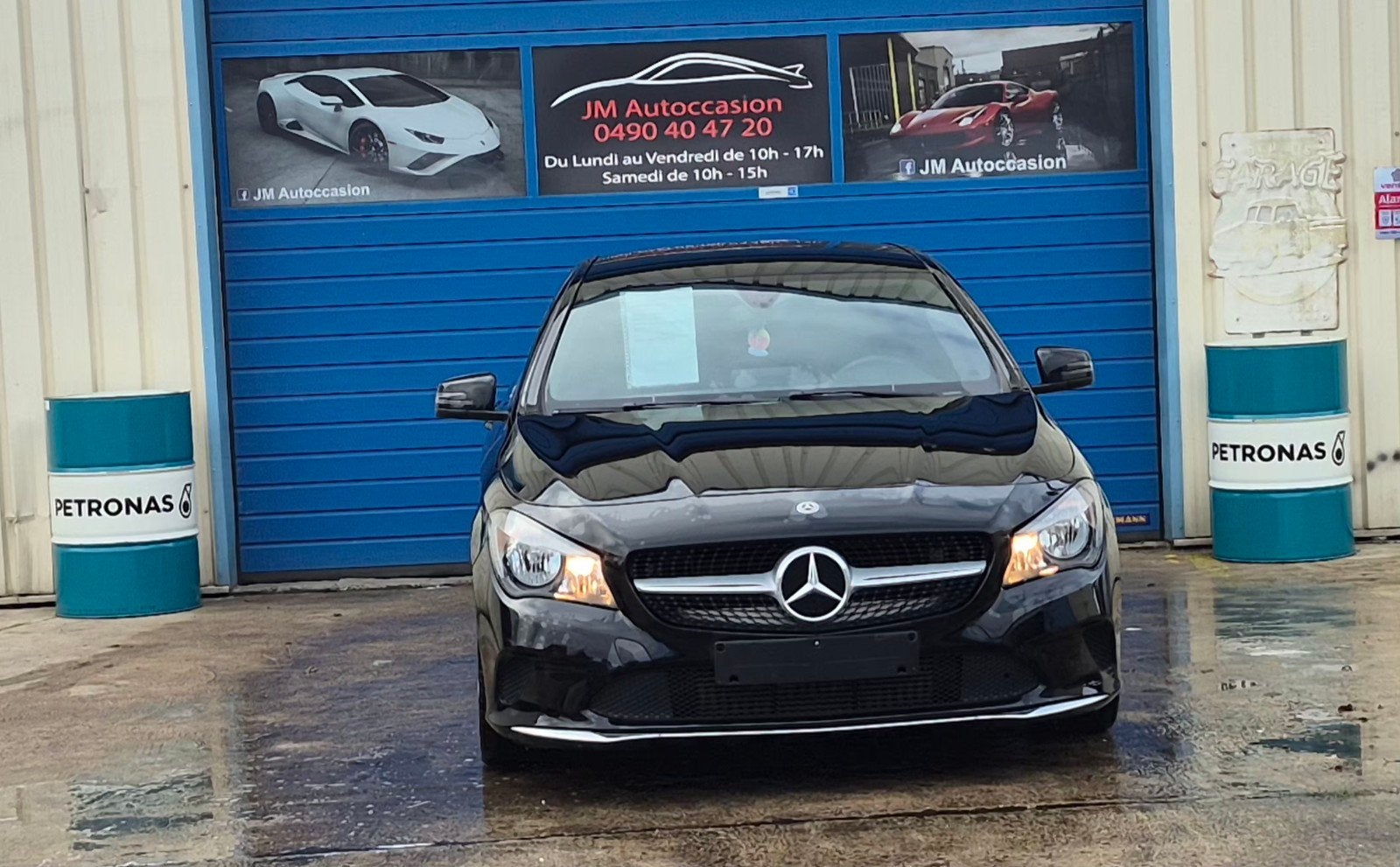 Mercedes CLA 200d Shooting, 4 cilinders, Leder en Stof, Zwart, 5 deurs
