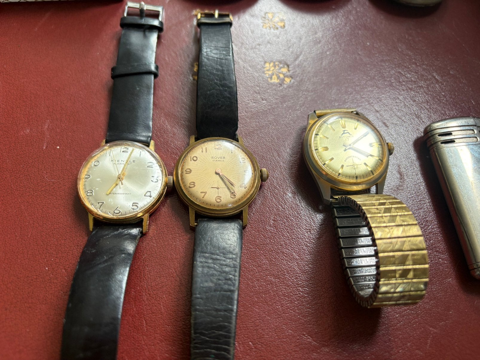 3 polshorloge 3 zak horloges, Handtassen en Accessoires, Horloges | Antiek, Ophalen of Verzenden, Polshorloge