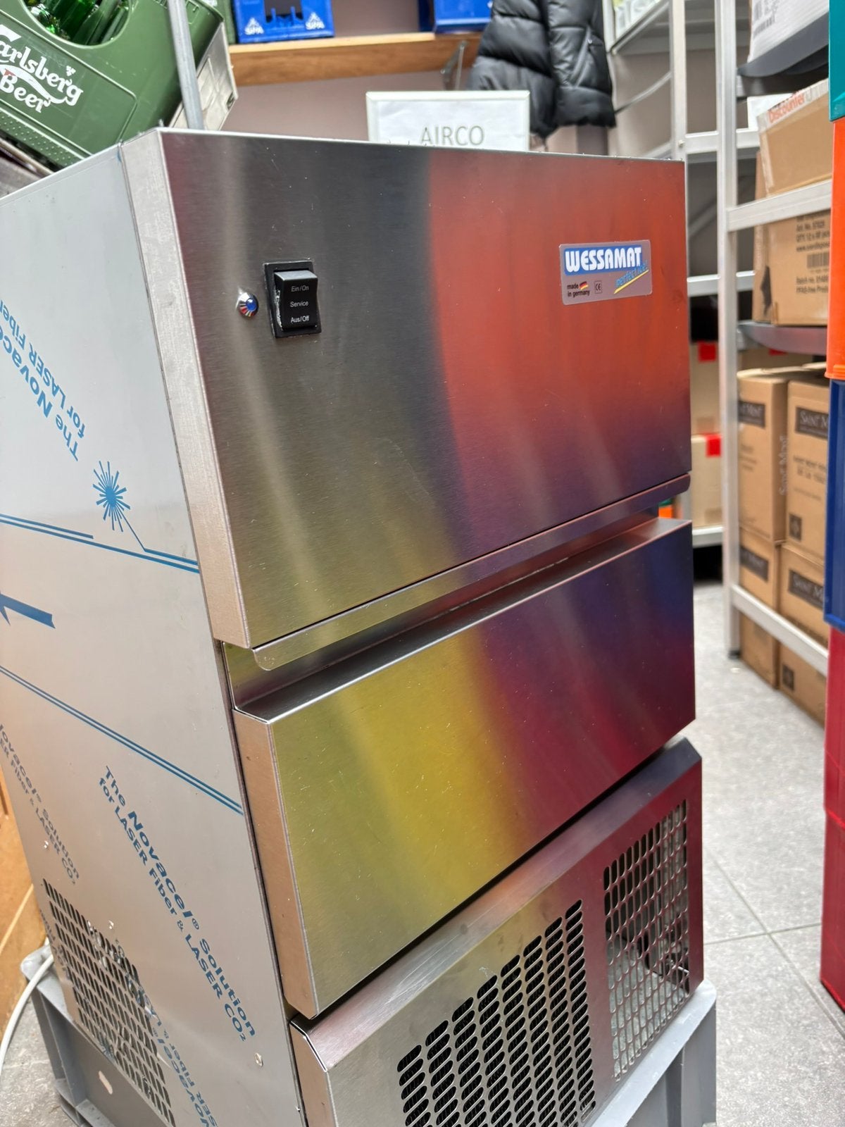 Ijsblok machine, Ophalen, Nieuw