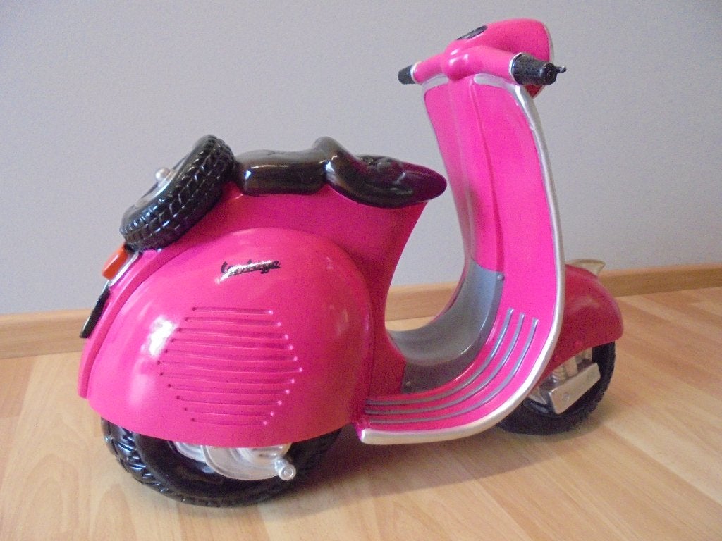 Grote scooter spaarpot Vintage Kinderkamer D-line, Roze, Ophalen of Verzenden, Zo goed als nieuw