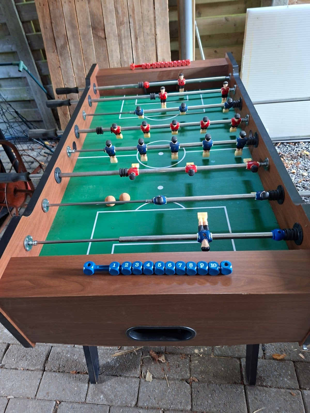 tafelvoetbal, Enlèvement, Utilisé