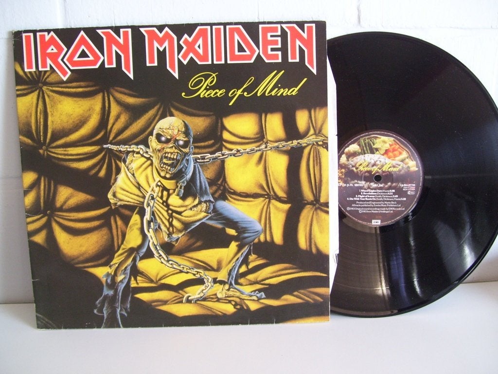 IRON MAIDEN  piece of mind, Heavy metal, Enlèvement ou Envoi, LP, 12 pouces