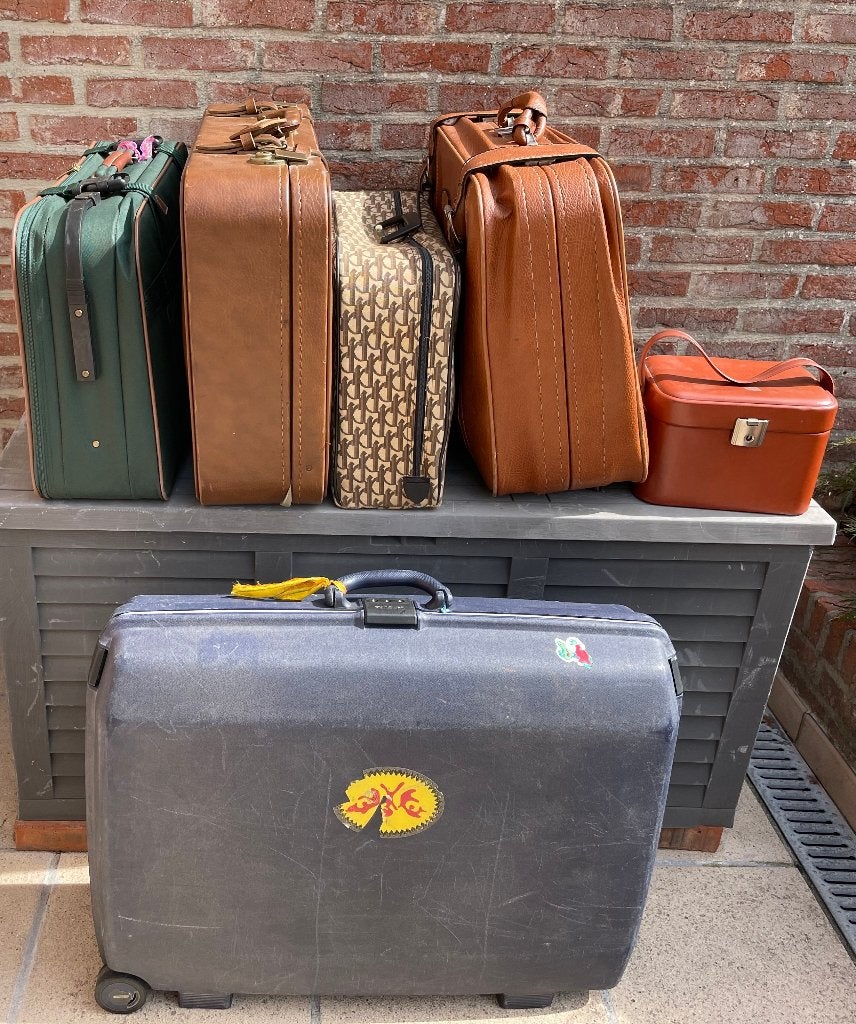 Plusieurs valises + 1 beauty case, Enlèvement, Utilisé, Autres matériaux