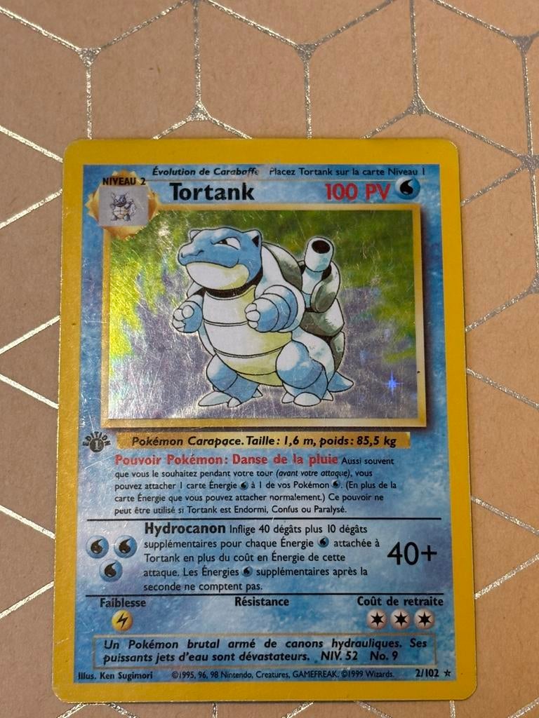 Tortank 1ère édition, Hobby & Loisirs créatifs, Jeux de cartes à collectionner | Pokémon, Enlèvement, Utilisé