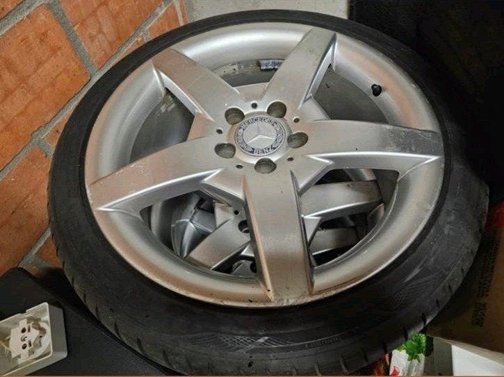 Mercedes CLK 18inch, 18 inch, Gebruikt, Ophalen of Verzenden, Band(en)