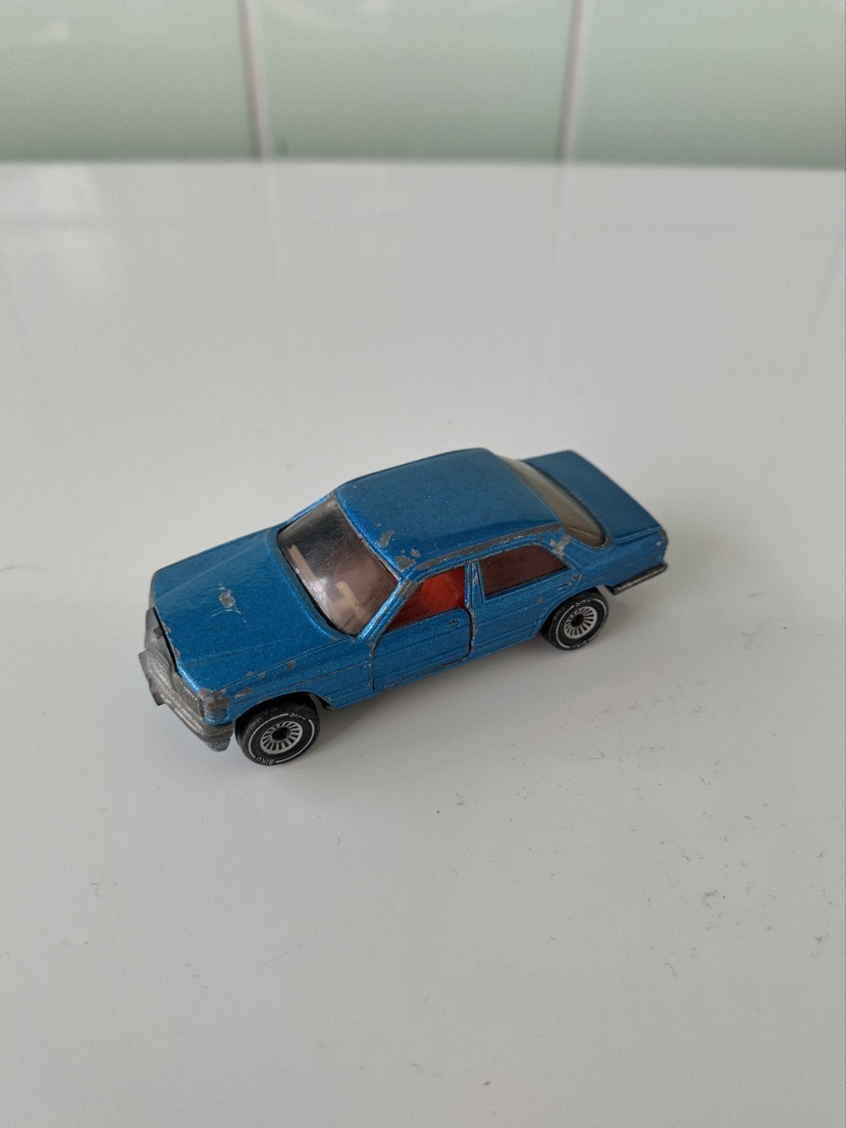 Vintage Siku Mercedes 500 SE AFHALING LEES BESCHRIJVING, Enlèvement, Utilisé, Voiture, SIKU