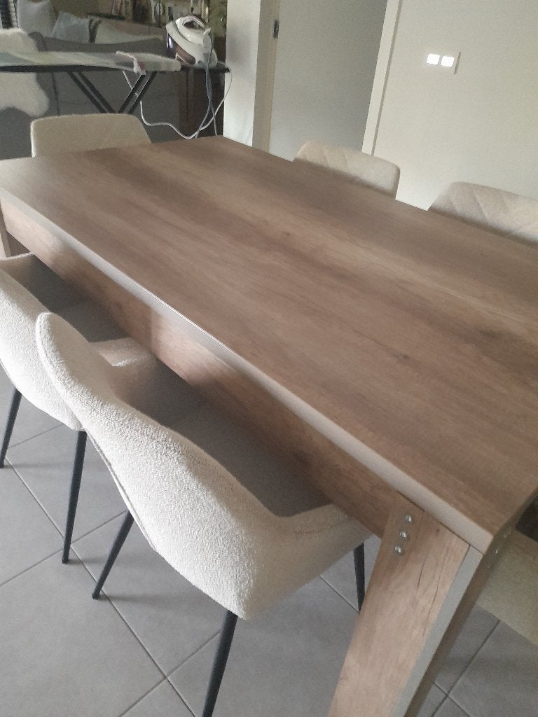 Tafel 160 x 90, Ophalen, 50 tot 100 cm, Zo goed als nieuw, Vijf personen of meer
