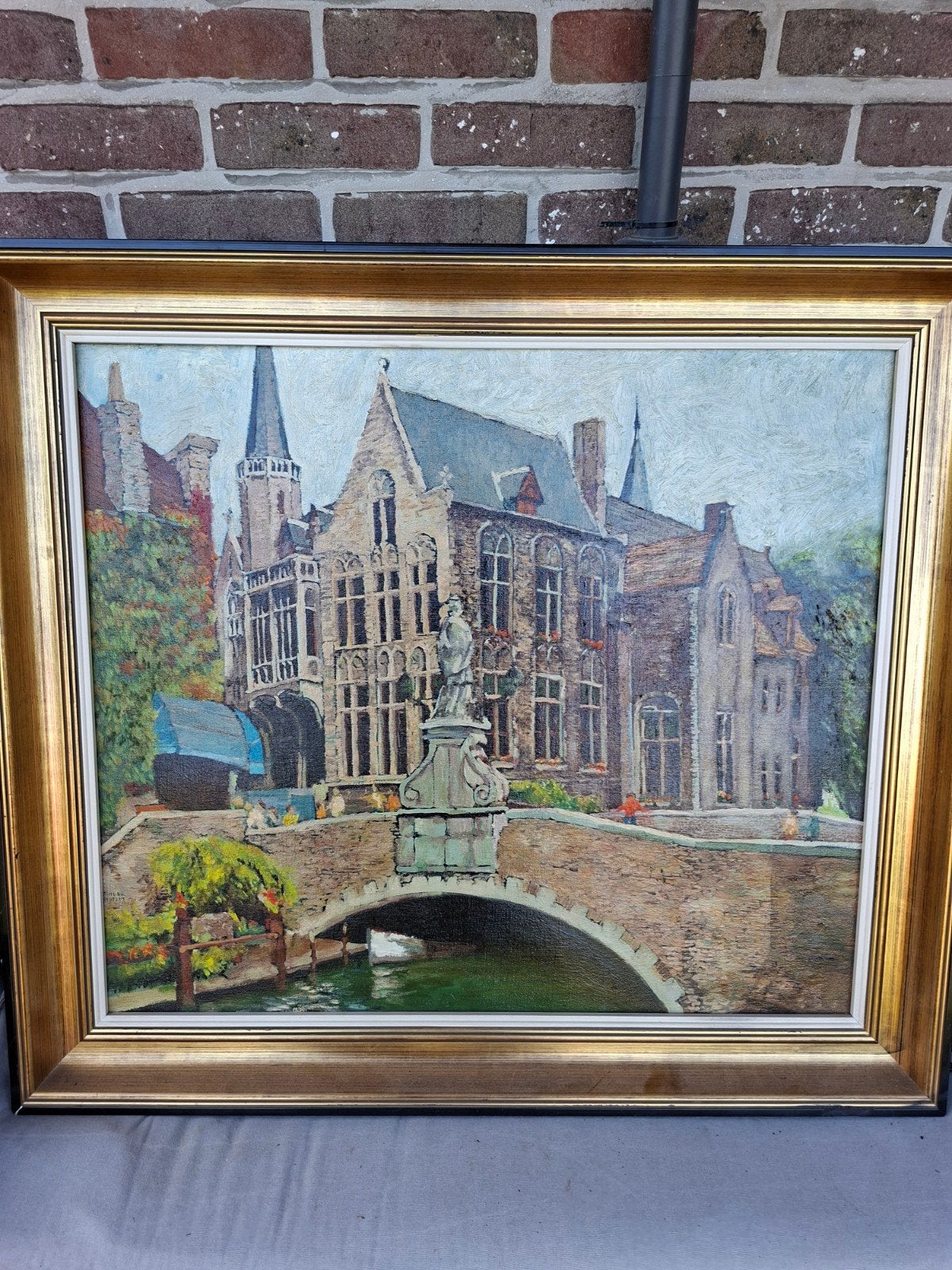 scilderijen van nepomucenus brug, Enlèvement, Signé
