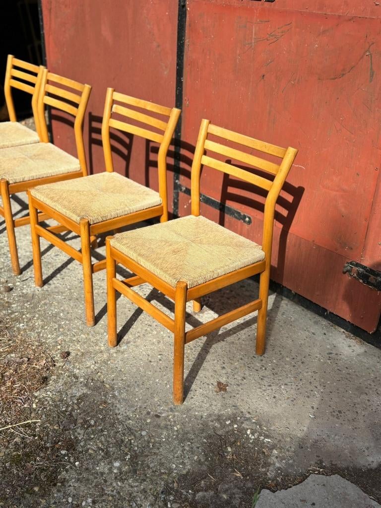 Vintage scandinavische stoelen, Huis en Inrichting, Ophalen, Gebruikt, Overige kleuren, Vintage