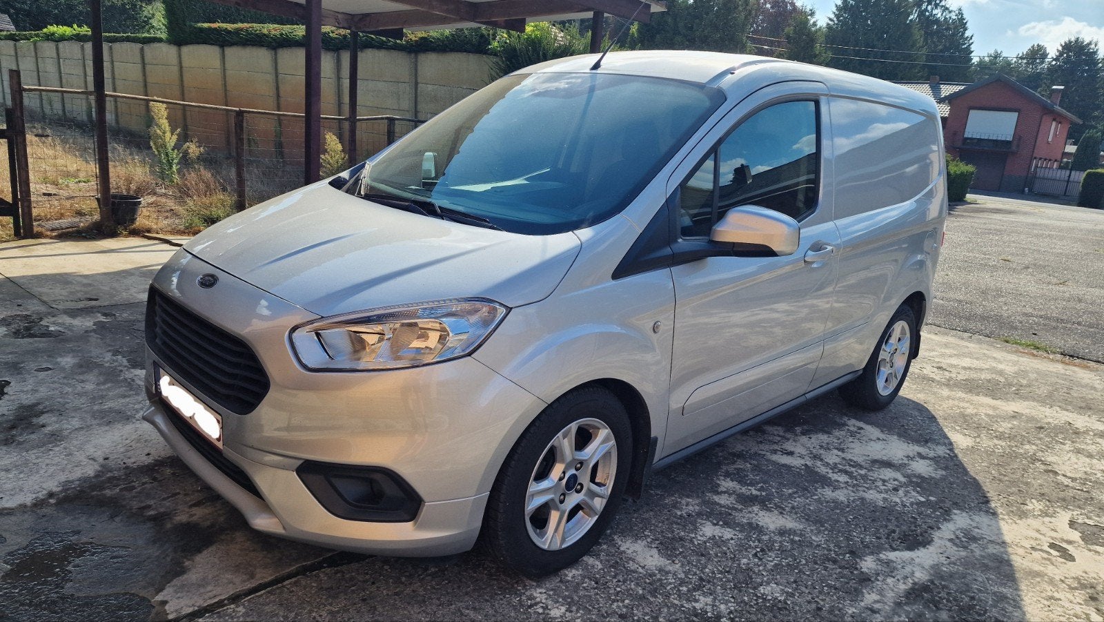 Ford transit courier 1.5TDCI 100PK Zilver, Voorwielaandrijving, Stof, 4 cilinders, 1500 cc