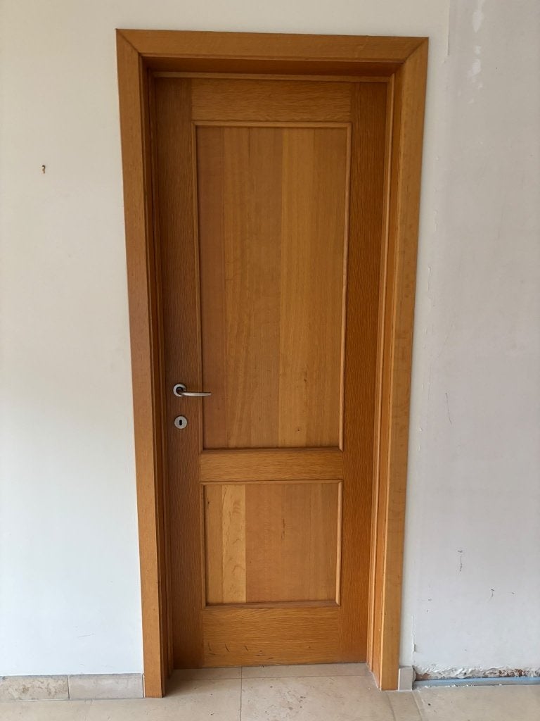 Zeven houten massieve binnendeuren, Doe-het-zelf en Bouw, Ophalen, Minder dan 80 cm, Binnendeur, Zo goed als nieuw