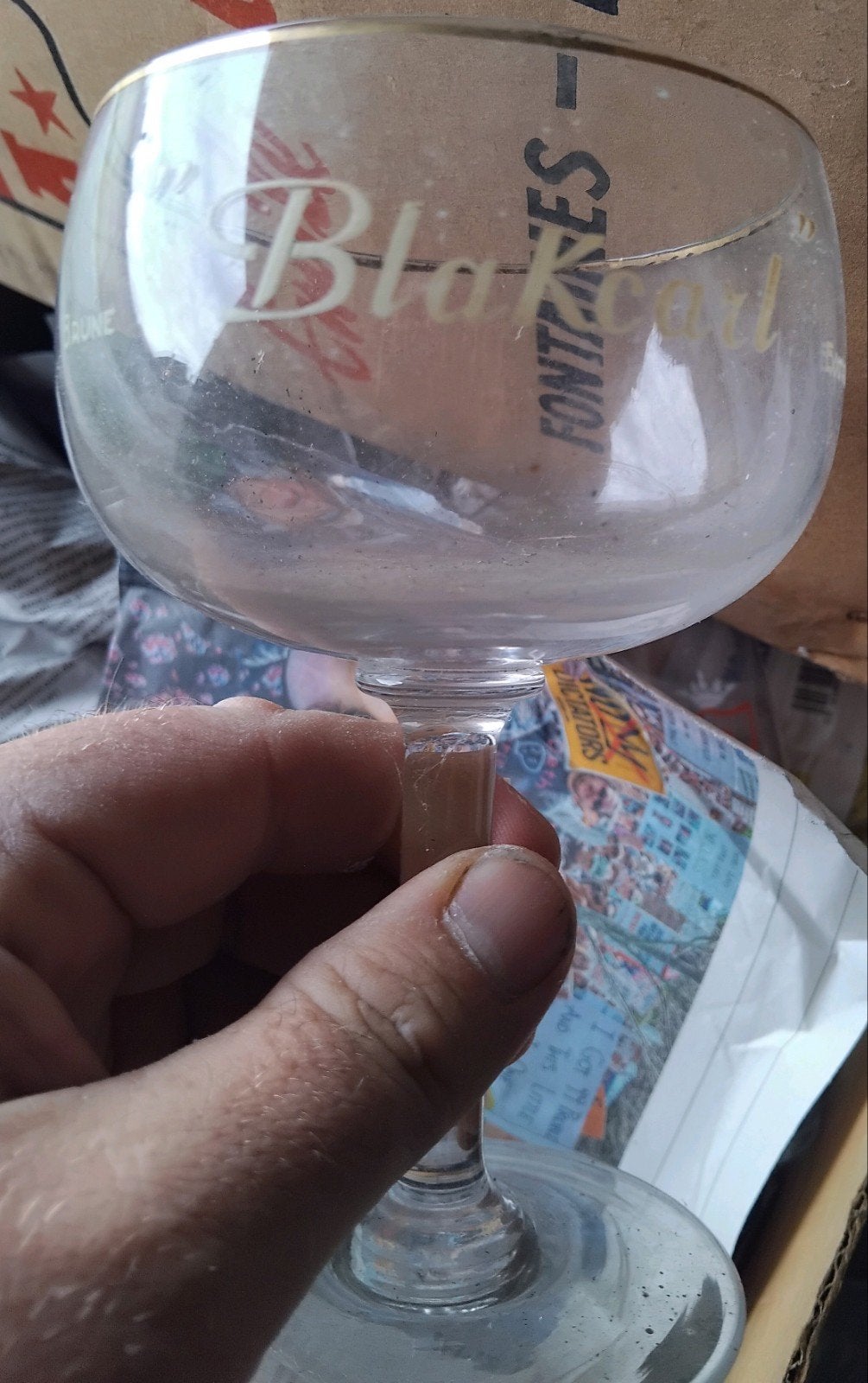 verre à bière Blackcarl Extra sur pied, Enlèvement ou Envoi, Verre à bière