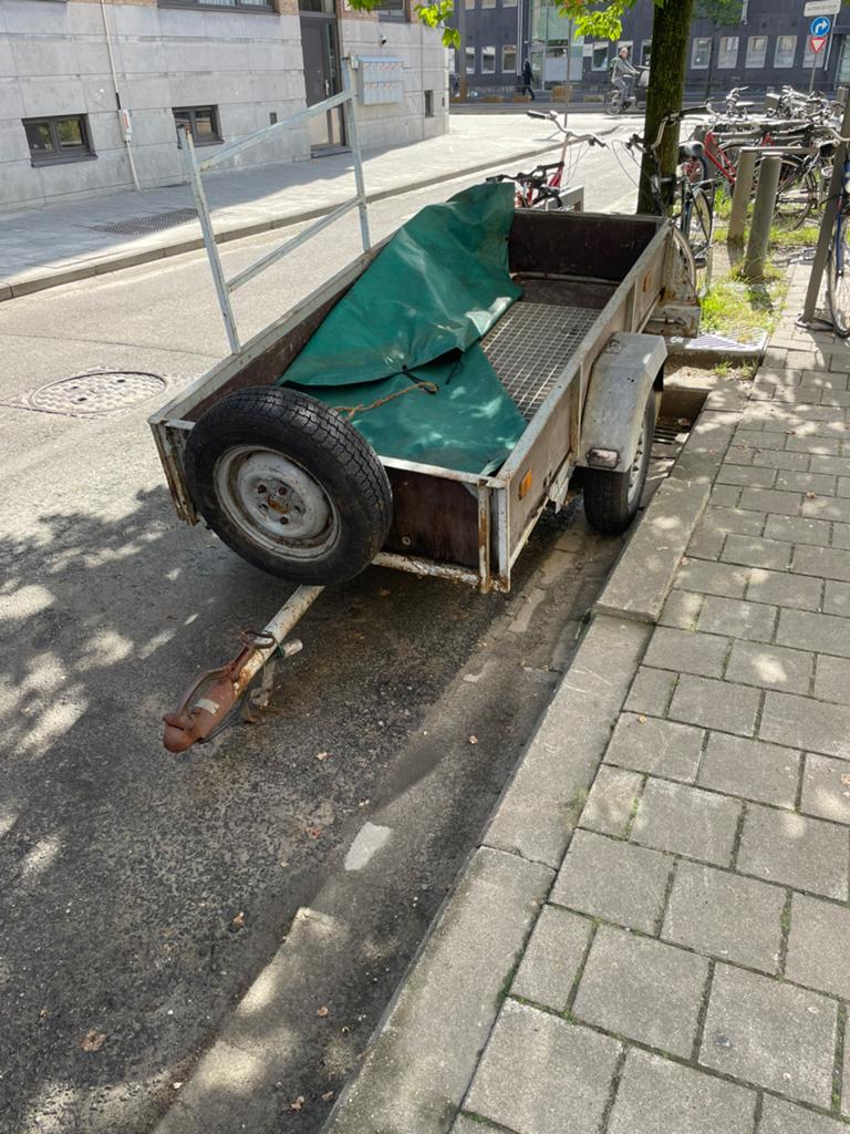 Aanhangwagen / remorque, Enlèvement, Comme neuf